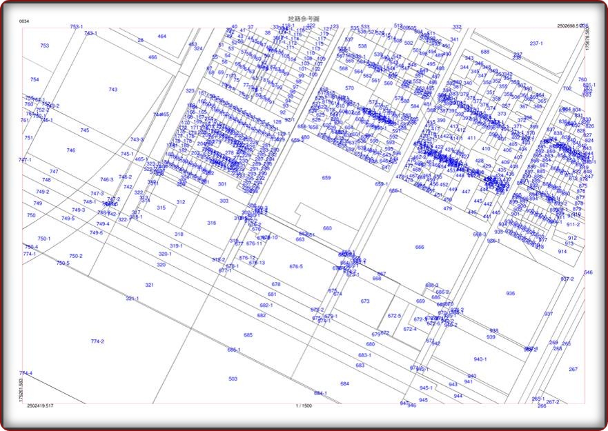 駁二重測後地籍圖